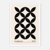 Galrie Bauhaus 1919 Classic Geometric Art Print for Modern Interiors, White Frame, A4 21 x 30cm (8 x 12inch)