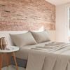 CleverPolly Vintage Washed Microfibre Sheet Set - Linen - Queen