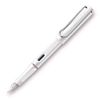 Lamy Safari Fountain Pen Fine Nib Tip Plastic Office/school Writing Shiny White