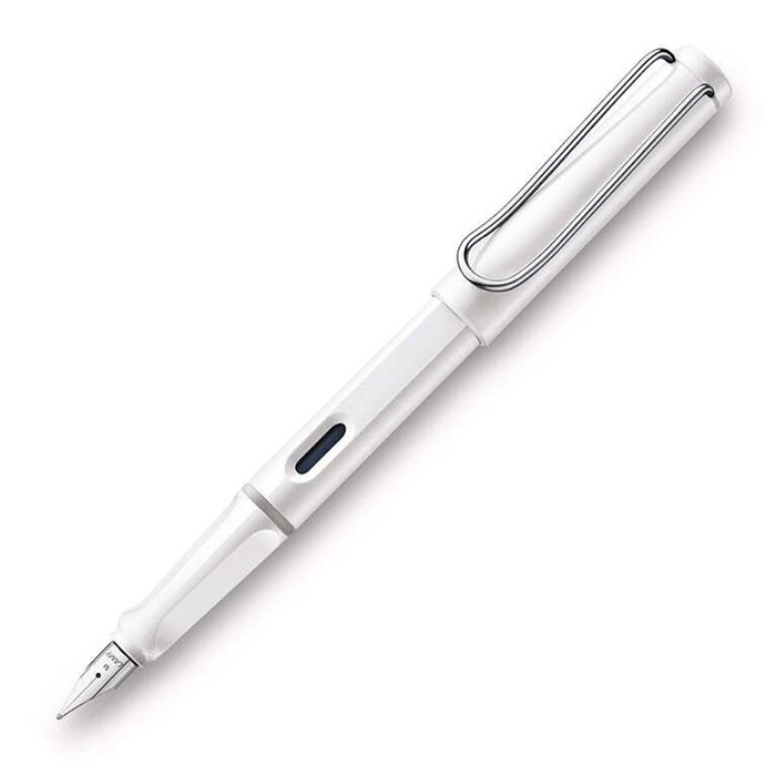 Lamy Safari Fountain Pen Fine Nib Tip Plastic Office/school Writing Shiny White