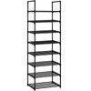 8-Tier Narrow Shoe Rack for Entryway - Space-Saving Shoe Organizer
