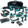 Makita 40Vmax XGT Brushless 10 Piece Combo (2x4.0Ah) Kit