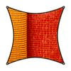 Coolaroo 5.4m Square Sunburst Designer Series Shade Sail
