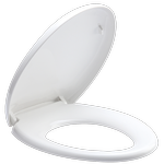 Estilo White Quick Release Soft Close Toilet Seat