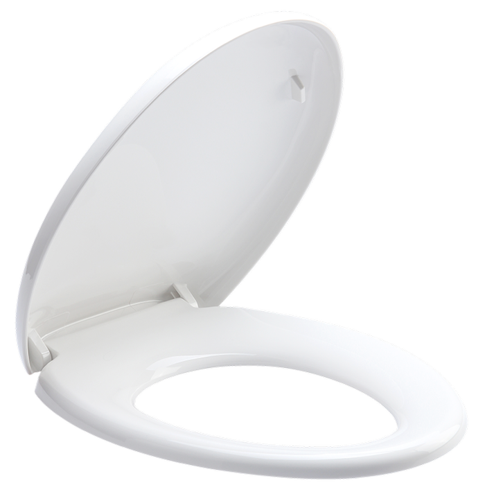 Estilo White Quick Release Soft Close Toilet Seat