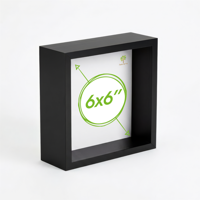 Nicola Spring Box Photo Frame - 6 X 6 Square Acrylic Frame