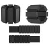 Fohoa 2 Pack Adjustable Ankle Wrist Weights 1lb Each (black)