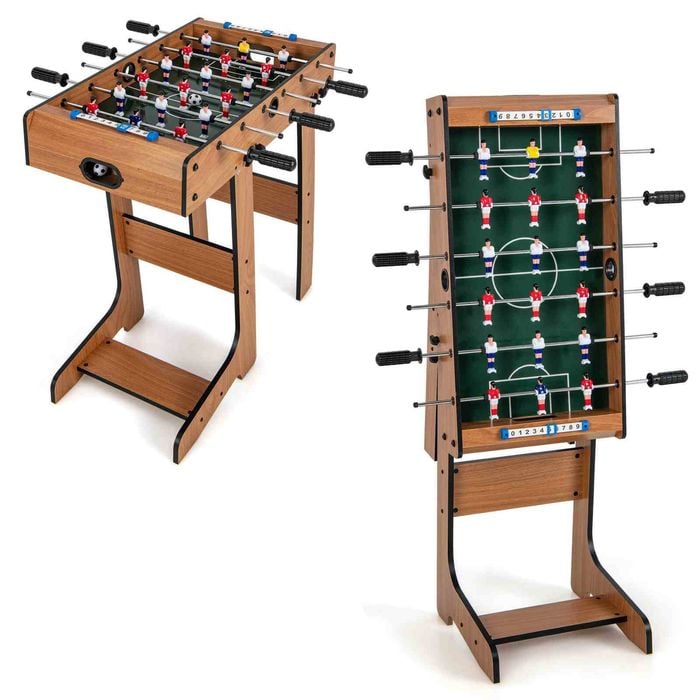 Costway Foldable Foosball Table Soccer Game Home Party