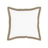 J Elliot Home Hampton Linen Filled Cushion 50 x 50 cm White