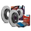 Bendix Rear Brake Pads + Rotors For Mitsubishi Pajero Sport Qe/qf/qg