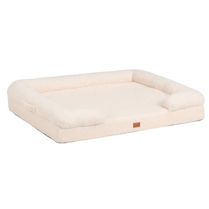 Tedi's Orthopedic Dog Calming Bed XL in Cream