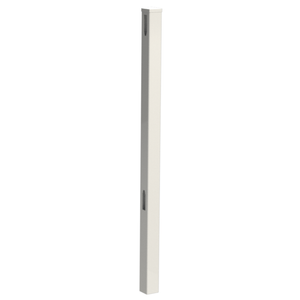 RapidFence 102 x 102 x 1900mm White Garden Picket PVC End Post