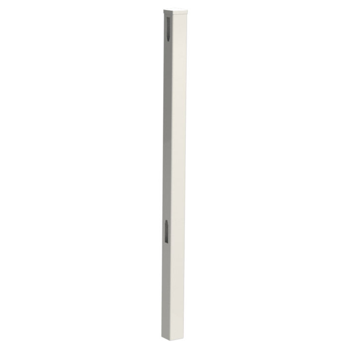 RapidFence 102 x 102 x 1900mm White Garden Picket PVC End Post