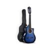 Alpha 34" Guitar Classical Acoustic Cutaway Wooden Kids 1/2 Size Blue