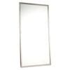 Metlam Australia 600mm x 1000mm Satin Stainless Steel Framed Mirror