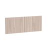 Kaboodle 950mm Silver Ash Modern Overhead Doors - 2 Pack