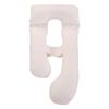 Catzon U-shaped Pregnancy Pillow Side Sleeping Belly Support-white