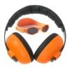 2pc Banz Careware Baby/kids Sunglasses/earmuff Ear Protection Mini Combo Orange