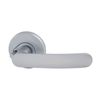 Gainsborough Satin Chrome Neue Contour Privacy Lever Set