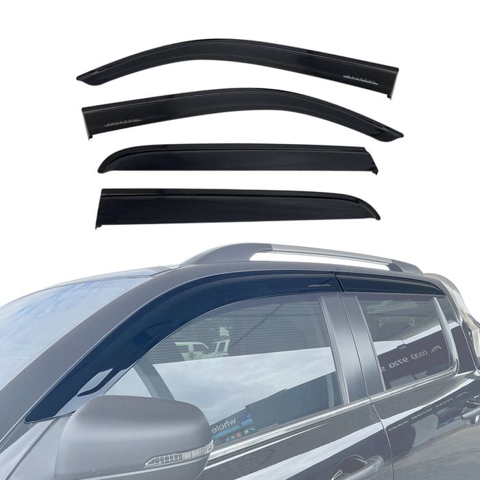 AUSGO Injection Weather Shields for GWM Cannon 2020-Onwards Weathershields Window Visors Wind Deflectors