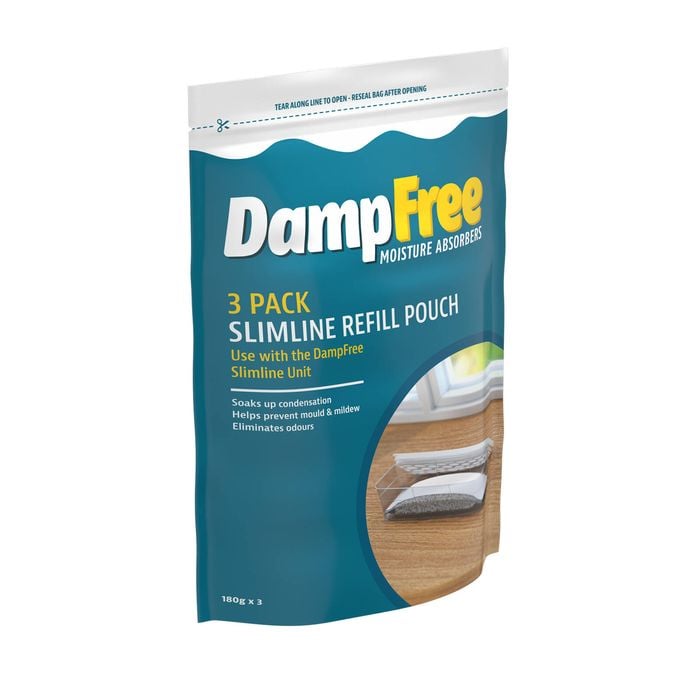 DampFree Moisture Absorber Slimline Refill Sachets - 3 Pack