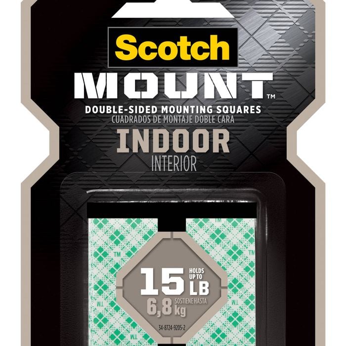 Scotch-Mount 2.54 x 2.54 cm Indoor Double-Sided Mounting Squares