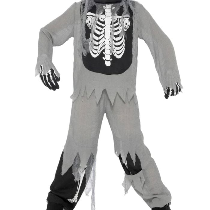 Swamp Zombie Skeleton Boys Halloween Costume - Large