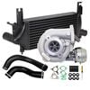 Upgrade Billet Turbo Charger With 75mm Intercooler & Hoses For Nissan Navara D40 Yd25 2.5l 3 Bolts