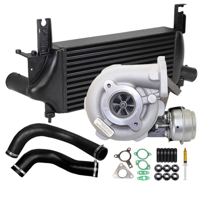 Upgrade Billet Turbo Charger With 75mm Intercooler & Hoses For Nissan Navara D40 Yd25 2.5l 3 Bolts