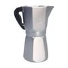 Urban Products Coffee Pot Vase Octagonal Silver Metallic Finish 16cm