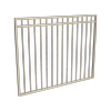 ProtectorAl 1201 - 1500mm x 1200mm Primrose Aluminium Garden Gate DTR All Up