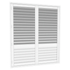 EasyAS 1510 x 1800mm White Adjustable Plantation Shutter