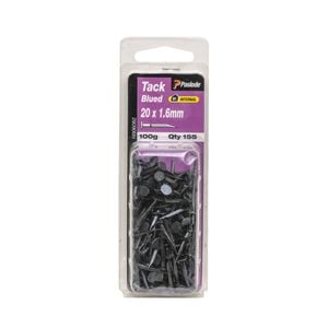 Paslode 20 x 1.6mm 100g Blued Tack Nail - 155 Pack