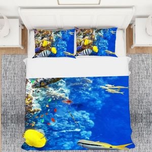 3D Marine Life 318 Bed Pillowcases Quilt King Size