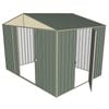 Build-a-Shed 3.0 x 2.3 x 2.3m Double Sliding and Single Hinge Door Narrow Shed - Green