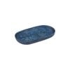 Tempa Bennett Marble Finish Resin Display Barware Tray 24.5x14cm Blue