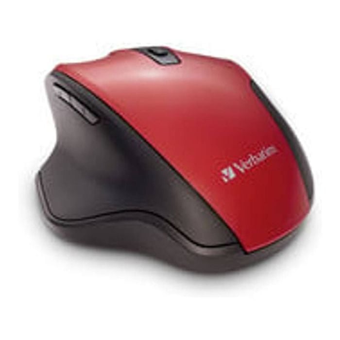 Verbatim Silent Ergonomic Wireless Led Mouse - Red [70243]