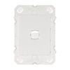 HPM ARTEOR 1 Gang Wall Switch - Grid Only - White