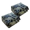 SOGA 2 Pack 50cm Pouffe Cushions Polyester with EPP Filling