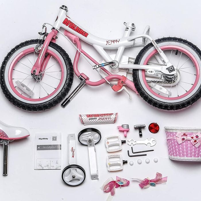 RoyalBaby Jenny Princess Pink Girl's Bike 14 inch Bunnings Australia