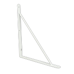 Carinya 300 x 250 x 20mm Studio Bracket - White