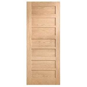 Corinthian Moda White Oak Internal Door AMOD11 - 520mm x 2040mm x 35mm