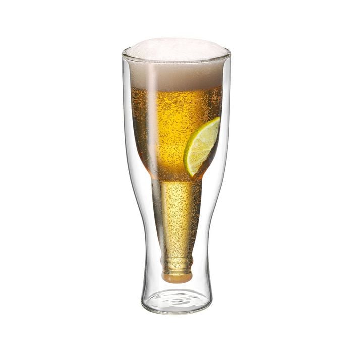 Avanti Top Up Twin Wall Beer Glass 400mL