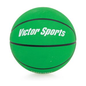 Victor Sports Heavy Duty Durable Rubber Basketball Green Size 6
