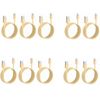 iWill 10 Pack 1m Data Transfer Charger Charging USB Cable Cord for Apple iPhone iPad iPod Bulk Braided Gold Strong Nylon