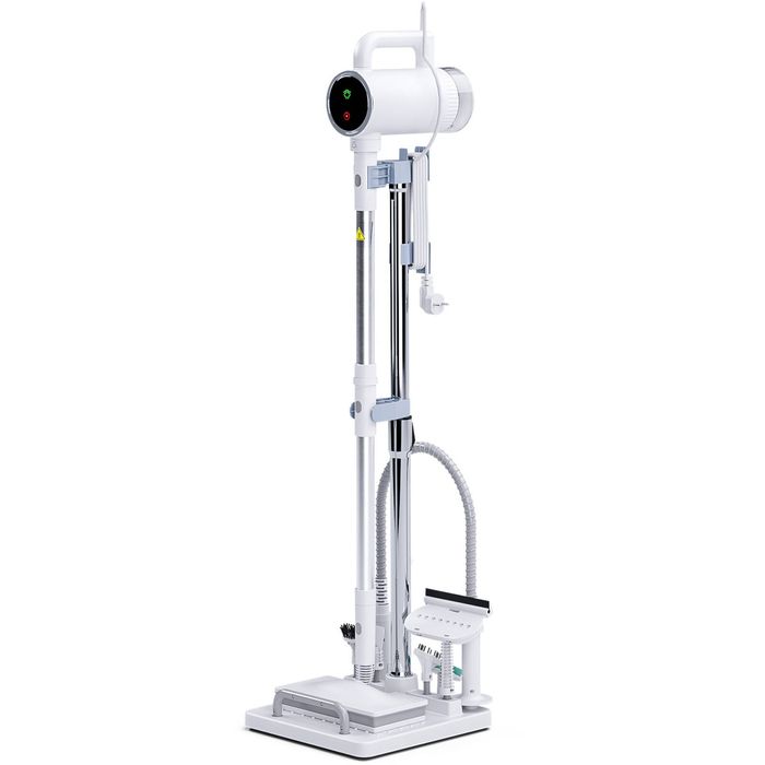 YOPOWER 1500W Steam Cleaner 10-in-1 Multi-Surface Steamer with Storage Bracket White