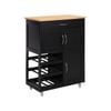 Kitchen Trolley Bottle Rack Drawer Cabinet