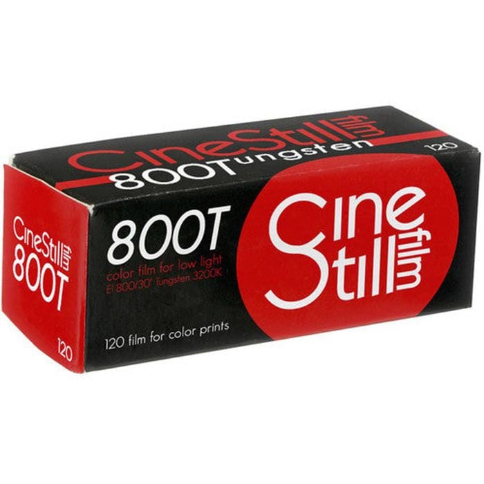 Cinestill 800 Tungsten Colour Xpro 120 Film - C41 Col Neg