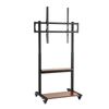 Artiss Mobile TV Stand for 40-100 Inch TVs Cart with Wheels Adjustable Shelves