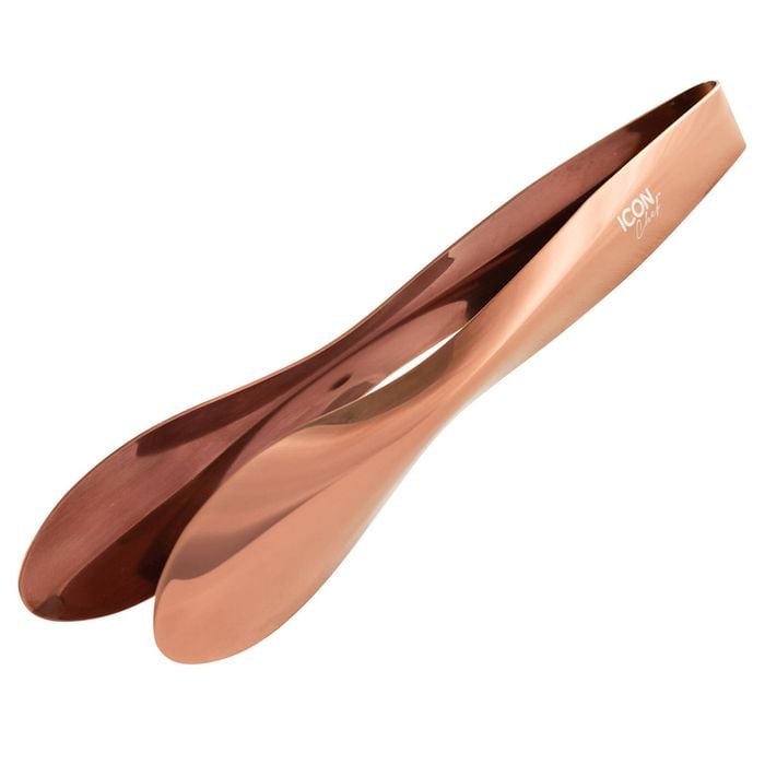 Icon Chef Stainless Steel Table Tongs - Rose Gold Colour - Medium (24cm)